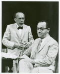 Menasha Skulnik and Joe Silver in the stage production The Zulu and the Zayda
