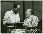 Louis Gossett and Menasha Skulnik in the stage production The Zulu and the Zayda