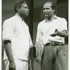 Ossie Davis and Louis Gossett in the stage production The Zulu and the Zayda