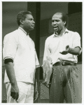 Ossie Davis and Louis Gossett in the stage production The Zulu and the Zayda