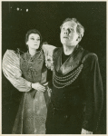 Grayson Hall and Al Viola in the stage production The Balcony