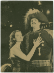 Diana Muldaur and Peter Boyle in the stage production The Balcony