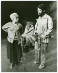 Ruby Dee, Paul Benjamin, and Zakes Mokae in the stage production Boesman and Lena