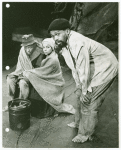 Paul Benjamin, Ruby Dee, and Zakes Mokae in the stage production Boesman and Lena