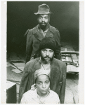 Zakes Mokae, James Earl Jones, and Ruby Dee in the stage production Boesman and Lena