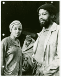 Ruby Dee and Zakes Mokae in the stage production Boesman and Lena