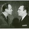 Michael Moriarty and Philip Bosco in the stage production The Caine Mutiny Court-Martial