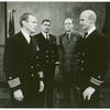 Stephen Joyce, Joe Namath, Michael Moriarty, and Oliver Dixon in the stage production The Caine Mutiny Court-Martial