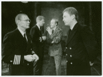 Stephen Joyce, Jonathan Hogan, Michael Moriarty, and William Atherton in the stage production The Caine Mutiny Court-Martial