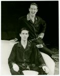 Frank Converse and John Glover in the stage production Design for Living