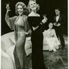 Lisa Kirk, Anne Swift, Cecilia Hart, and Robertson Carricart in the stage production Design for Living