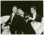 John Glover, Anne Swift, and Frank Converse in the stage production Design for Living