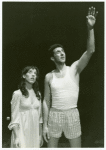 June Stein and John Turturro in the stage production Danny and the Deep Blue Sea