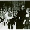 Philip Bosco, Victor Garber, Remak Ramsey, and Roxanne Hart in the stage production The Devil's Disciple