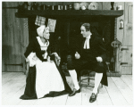 Rosemary Murphy and Remak Ramsay in the stage production The Devil's Disciple