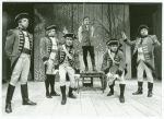 Bill Moor, Paul Ukena Jr., Robert Emmet, Victor Garber, J. Grant Albrecht, and Philip Bosco in the stage production The Devil's Disciple