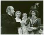 Lee Richardson, Elizabeth Franz, Jane Fleiss, and Linda Thorson in the stage production Getting Married