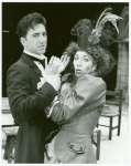 Scott Wentworth and Linda Thorson in the stage production Getting Married