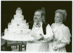 Patrick Tull and Elizabeth Franz in the stage production Getting Married