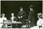 Madeleine Potter, Simon Jones, Walter Bobbie, Scott Wentworth, and Elizabeth Franz in the stage production Getting Married