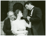 Simon Jones, Madeleine Potter, and Scott Wentworth in the stage production Getting Married