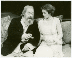 Rex Harrison and Amy Irving in the stage production Heartbreak House