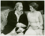 Rex Harrison and Amy Irving in the stage production Heartbreak House