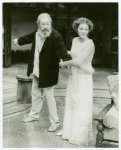 Rex Harrison and Amy Irving in the stage production Heartbreak House