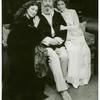 Rosemary Harris, Rex Harrison, and Amy Irving in the stage production Heartbreak House