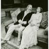 Rex Harrison and Amy Irving in the stage production Heartbreak House