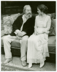 Rex Harrison and Amy Irving in the stage production Heartbreak House