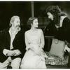 Rex Harrison, Amy Irving, and Rosemary Harris in the stage production Heartbreak House