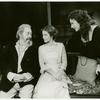 Rex Harrison, Amy Irving, and Rosemary Harris in the stage production Heartbreak House