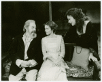 Rex Harrison, Amy Irving, and Rosemary Harris in the stage production Heartbreak House