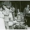 Kathleen Widdoes, John Glover, Patricia Conolly, Mary Louise Wilson, and other cast members in the stage production The Importance of Being Earnest