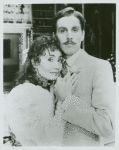 Kathleen Widdoes and John Glover in the stage production The Importance of Being Earnest