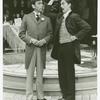 James Valentine and John Glover in the stage production The Importance of Being Earnest