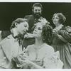 Max Wright, Christine Estabrook, Theodore Bikel, and Helen Burns in the stage production The Inspector General