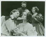 Max Wright, Christine Estabrook, Theodore Bikel, and Helen Burns in the stage production The Inspector General