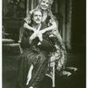 Stephen Collins and Michael Learned in the stage production The Loves of Anatol
