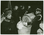 Laurie Kennedy, Joan Croydon, Frank Hamilton, Amanda Carlin, Philip Bosco, and Nicolas Surovy in the stage production Major Barbara