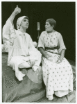 Lynn Redgrave (right) in the stage production Saint Joan