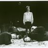Christopher Benjamin, Bill Buell, Spike McClure, and Pippa Pearthree (standing) in the stage production Taking Steps