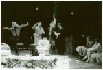 Jane Summerhays, Christopher Benjamin, Bill Buell, Spike McClure, Jonathan Hogan, and Pippa Pearthree in the stage production Taking Steps