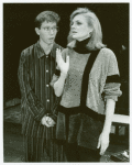Spike McClure and Jane Summerhays in the stage production Taking Steps