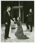 Paul Stevens, Maria Tucci, and Eric Berry in the stage production The White Devil