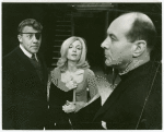 Production still, Robert Burr, Carrie Nye, and Eric Berry