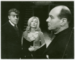 Robert Burr, Carrie Nye, and Eric Berry in the stage production The White Devil
