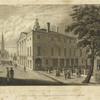 View of the old city hall, Wall St. In which Washington was innaugurated first president of the U.S. Apl. 30, 1789