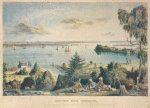 New York from Weehawk ; Alex. J. Davis, designr. & engr ; lithography, printed by M. Williams.